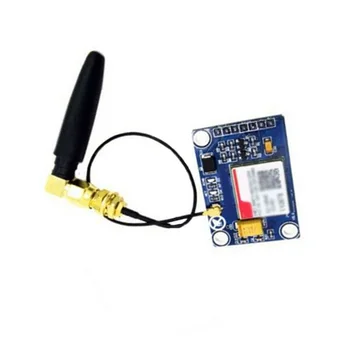 

1pc SIM800L V2.0 5V Wireless GSM GPRS Module Quad-Band W/ Antenna Cable Cap Part