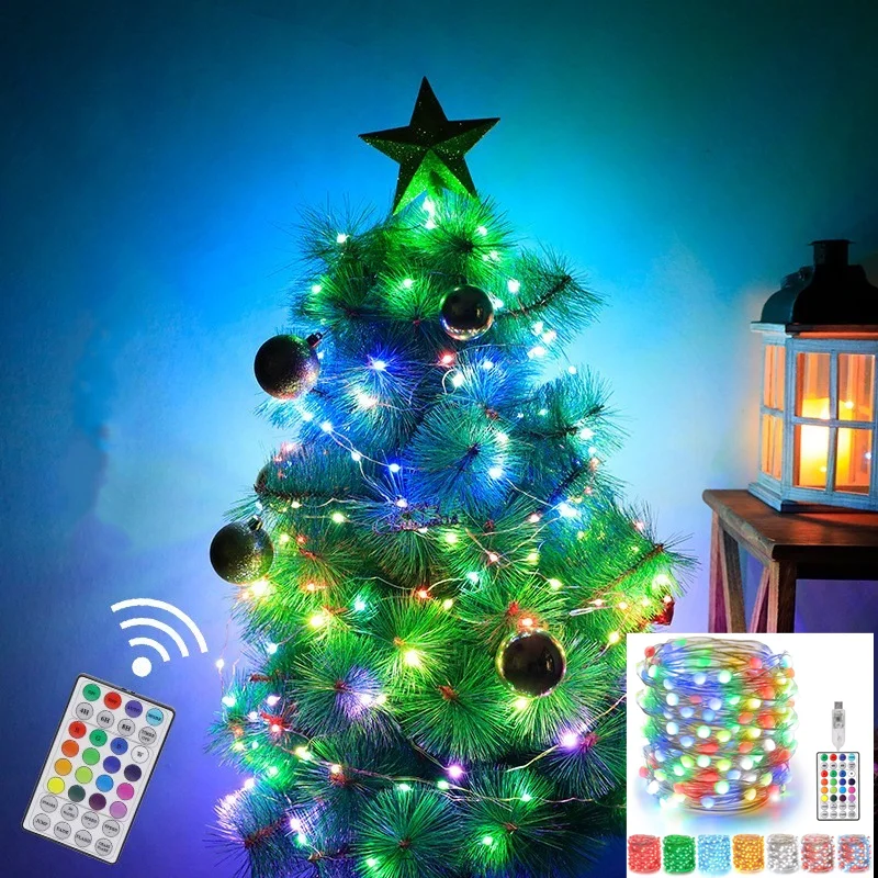 battery operated christmas lights 2M 3M 6M LED Holiday Light Chain Ball LED String lights Battery Light Bulb Garland Waterproof Outdoor Wedding Christmas Lighting best outdoor string lights