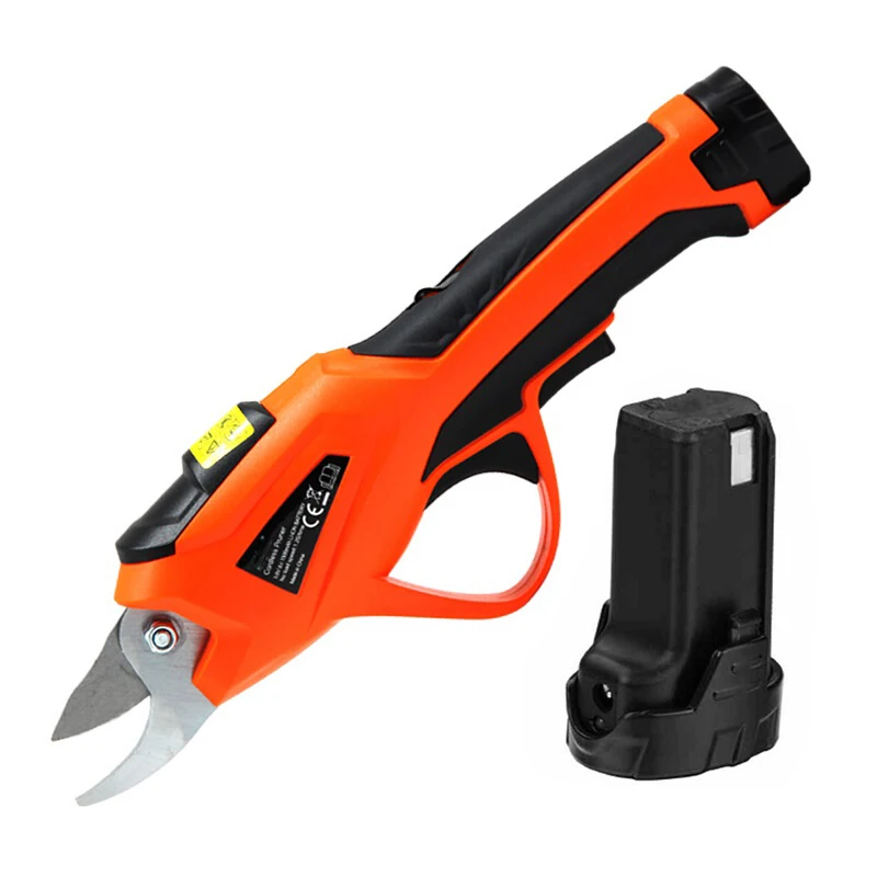 

Electric Pruning Shears Cordless Orchard Branches Cutter Cutting Tools Pruner Scissor Garden Pruning Tools Secateur 3.6V Battery