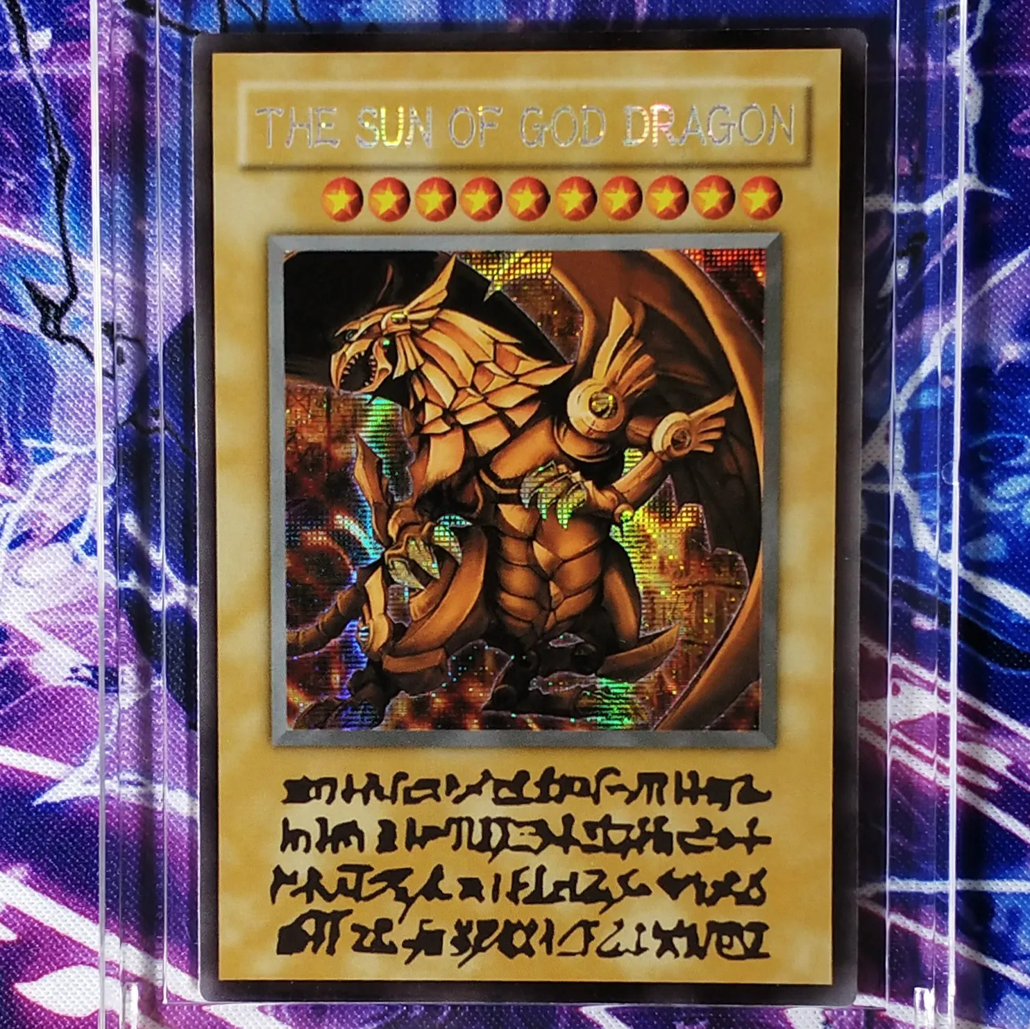 Yu Gi Oh Египетский Бог DIY Красочные Игрушки Хобби Коллекционные игрушки коллекция аниме-открытки