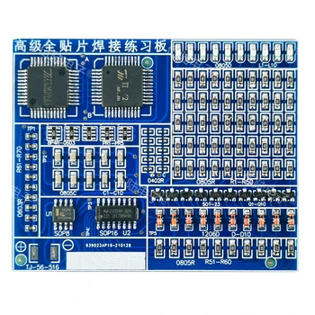 1kit SMT SMD Componente Pratica di Saldatura Scheda di Saldatura Kit FAI DA TE Resitore Diodo Transistor Per Inizio Apprendimento Elettronico