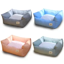 Кровать для собак мягкая и удобная Высококачественная хлопковая Конура антипригарная шерсть для домашних животных съемный моющийся домик для собаки