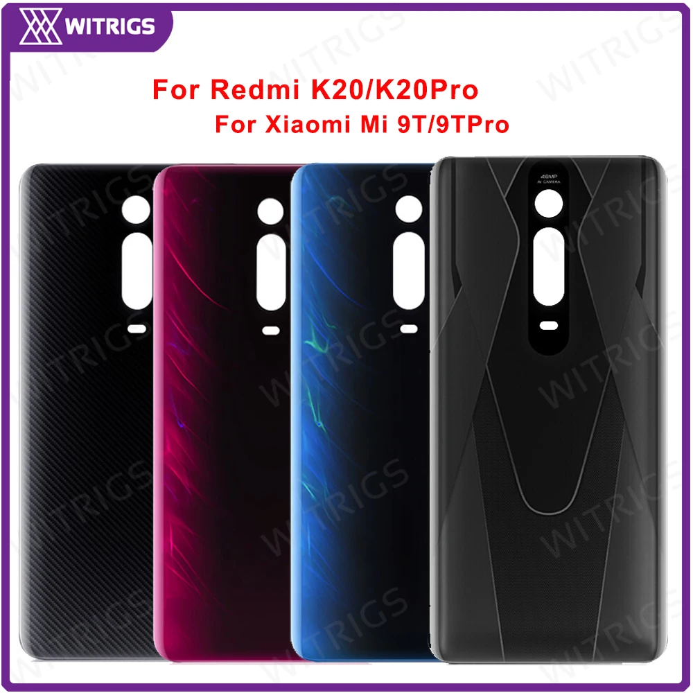Для Red mi K20 Pro Крышка батарейного отсека Корпус Корпуса для Xiaomi 9T Задняя крышка