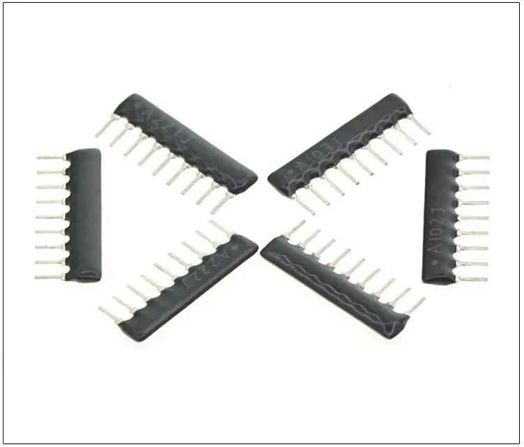 DIP 제외 네트워크 저항 어레이, 저항 네트워크 어레이 A09-103J, 9 핀, 10K ohm, A103J, 10KR, 30 개