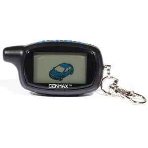 Image 2 - 7A for CENMAX ST 7A Russian LCD remote control for CENMAX ST7A LCD keychain car remote 2 way car alarm system