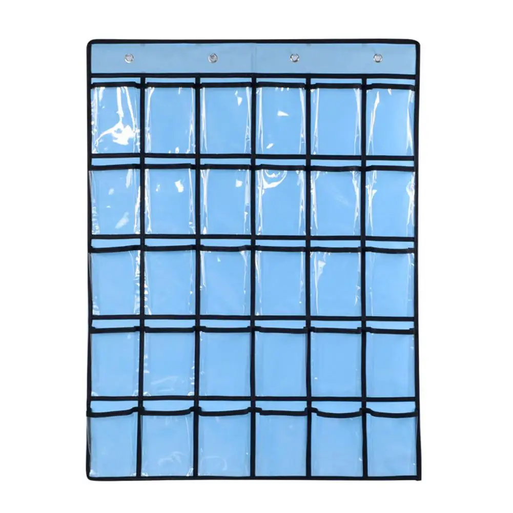 

GloryStar 30Grids Door Hanging Storage Bag for Dormitory Cell Phone Jewelry Organize