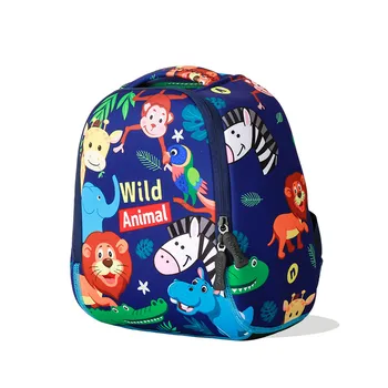 

Children's school bag baby kindergarten backpack cartoon animal dinosaur neoprene backpack