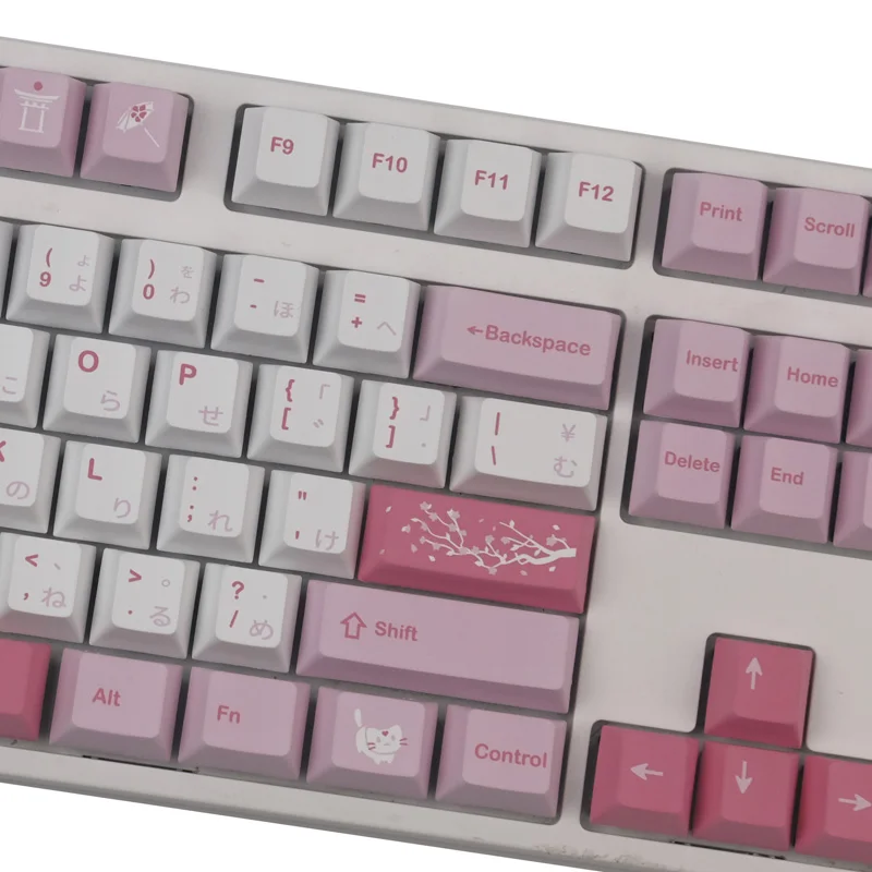 tintura sublimação teclado mecânico para mx switch com 1.25u 1.75u 2u shift