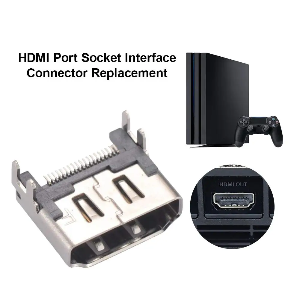 

High Quality Repair Part HDMI Port Socket Interface Connector Replacement For Sony PS4 Playstation 4 Console Screwdriver