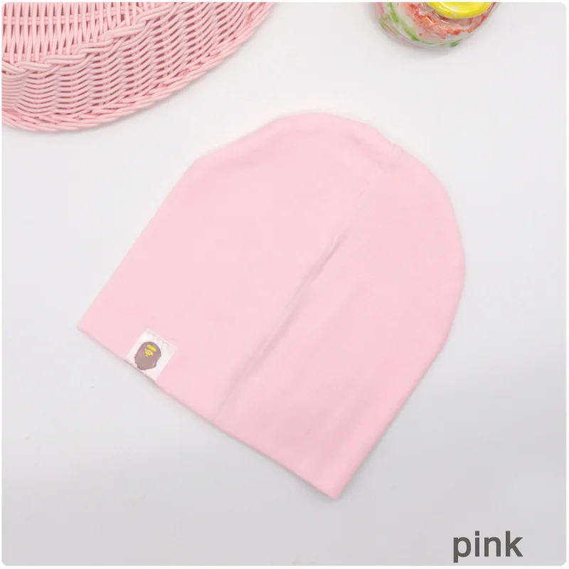 

2020 Winter New Warm Solid Color Children's Hat Cotton Spring and Autumn Hip-hop Hip-hop Baby Boy Girl The Same Hat Toddler Hat