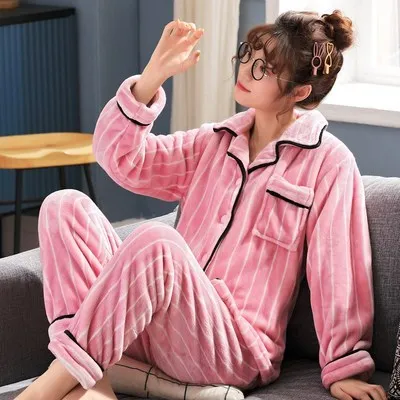 Одежда для сна, пижама femme feminino, ночная одежда, серый, белый цвет, комплекты, теплая Пижама с капюшоном для влюбленных, женская, мультяшная, коралловый флис, комплект для отдыха - Цвет: model 12