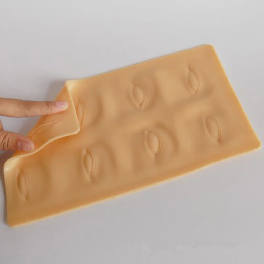 

1 Pcs 3D Eye Practice Skin Permanent Fake Eyebrow Skin Tattoo High Quality Training Skin For Makeup