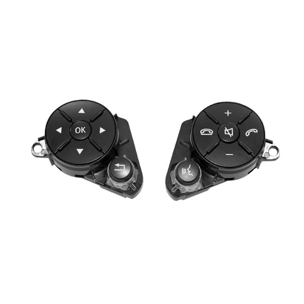 2pcs Car Steering Wheel Switch Buttons Audio Control Button for Mercedes-Benz C-Class E/GLK W204/X204/W212 2008
