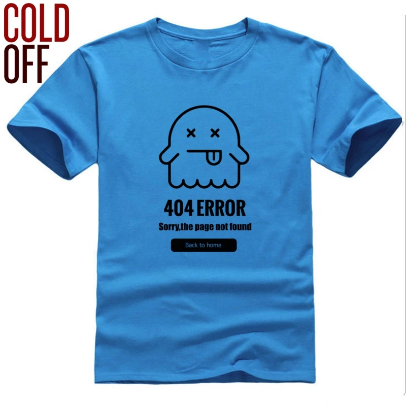 COLD OFF, хлопок, короткий рукав, 404, ошибка, принт, Мужская футболка, свободная, крутая, трикотажная, Мужская футболка, o-neci, футболка, Топы, мужские футболки - Цвет: IN0302CO-BSL