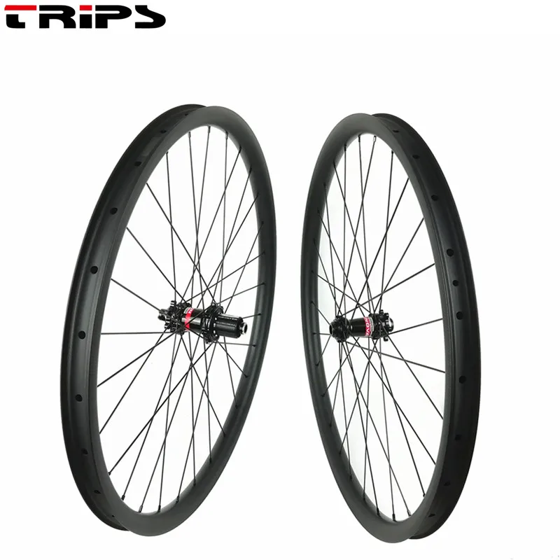 29er горный Кардон колеса Dics сломался карбоновый обод для XC колеса Nevatec D641/642 втулки MTB Асимметричные диски со столбом 1423 спицы