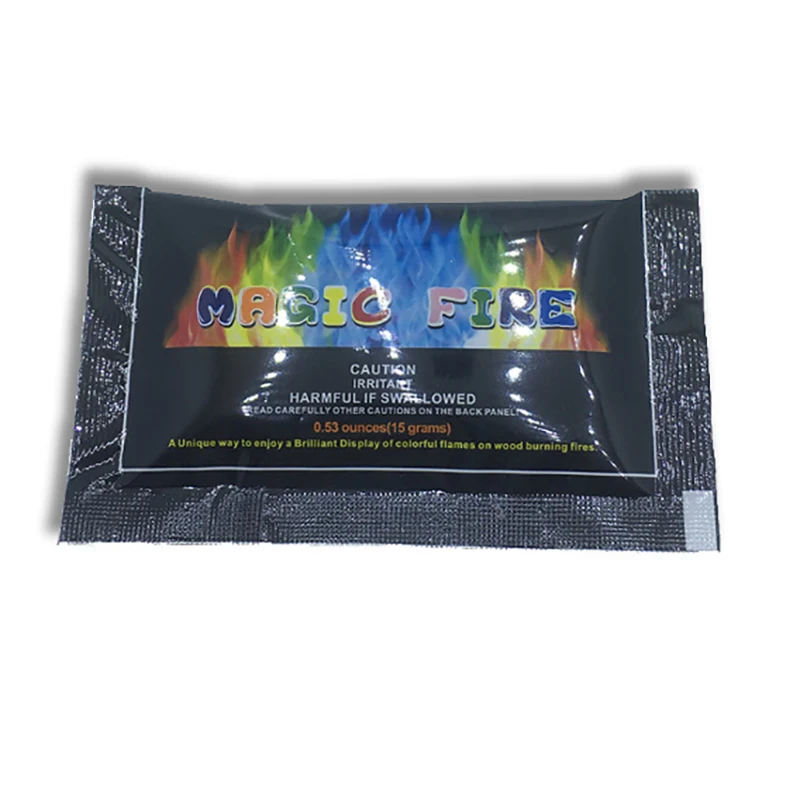 SFANK Feu Color/é Flames Poudre Bonfire Sachets Pyrotechniques Trick Outdoor Camping Randonn/ée Outils de Survie Outils de plein air 01-10 g.