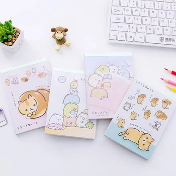

1 Pcs Cartoon Japanese Sumikko Gurashi Paper Memo Pads Pocket Portable Office Learning 100 Pages Message Notebook Stationery
