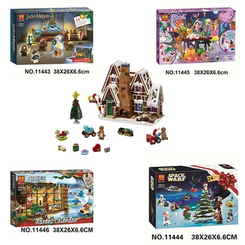 

Christmas Gifts 41382 60235 lepining 10267 New Listing Movie Series Gingerbread House Building Blocks Brick Education Toys