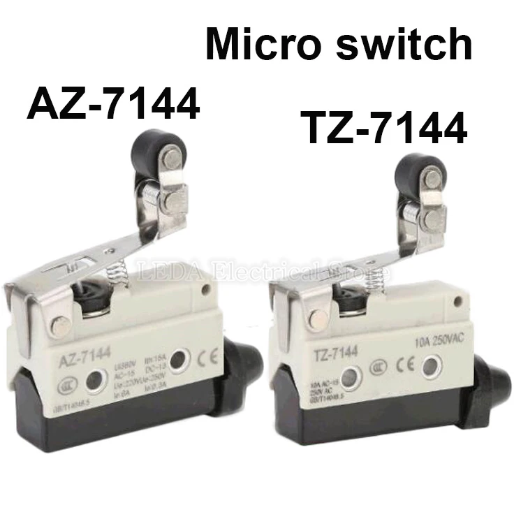 

1Pcs AZ-7144/TZ-7144 10A 250VAC 15A 380VAC Micro Travel Switch Machine Tool Small SwitchSilver Contact Metal Switch