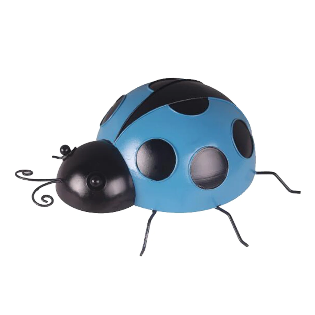 10cm Metal Ladybug Fence Hanger Wall Hanging Outdoor Garden Decorative Figurine 10cm Metal Ladybug Fence Hanger Wall Hanging Outdoor Garden Decorative Figurine