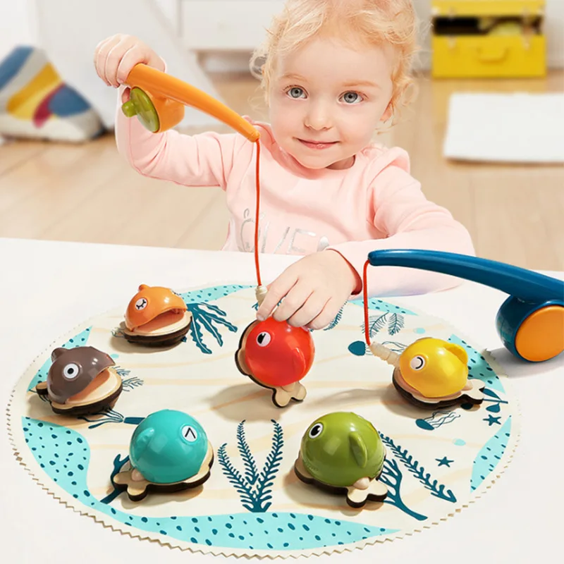 

TOPBRIGHT Bahamas Magnetic Fishing Toys 2-3-Year-Old Children GIRL'S And BOY'S Two Years Old Baby Educational Early Childhood To