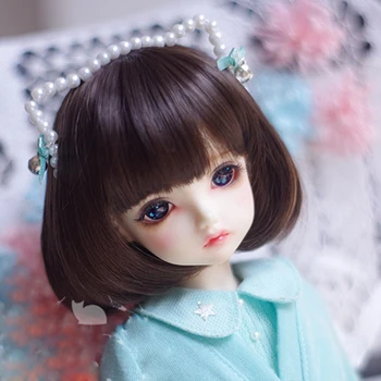

2020 New Style 1/3 1/4 1/6 Bjd SD Wig Short Hair High Temperature Wire BJD Wig For BJD Doll Wigs