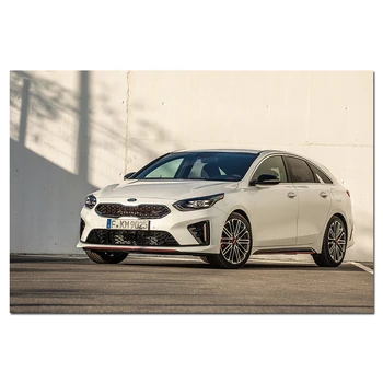 

Cars Poster 2019 Kia ProCeed GT Wallpaper HD Prints Canvas Painting Wall art Picture Home Decorations