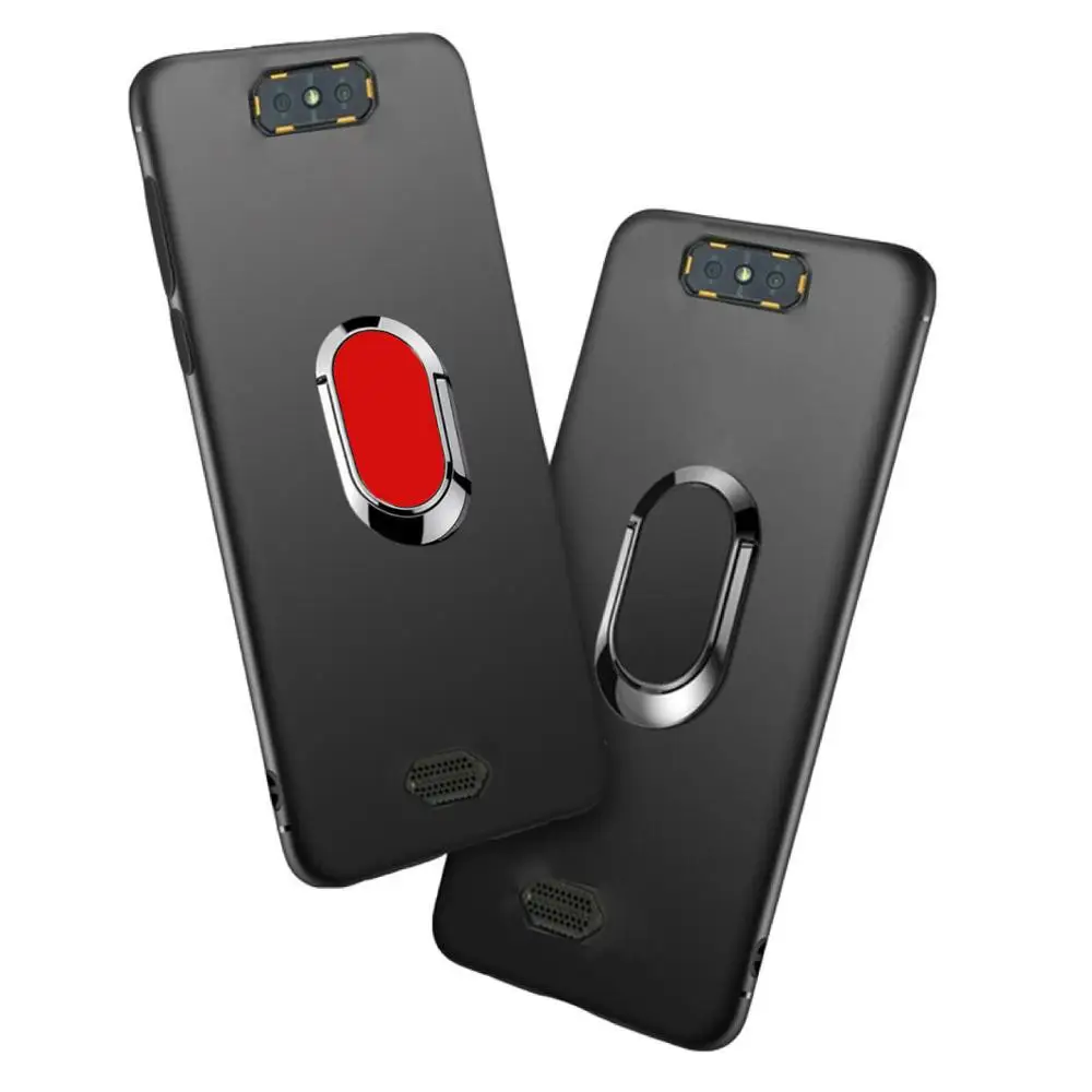 Для Blackview Bv9500 Pro мягкий чехол Blackview Bv9500 кольцо на палец Магнит матовый защитный чехол для Blackview Bv9500 Pro Funda