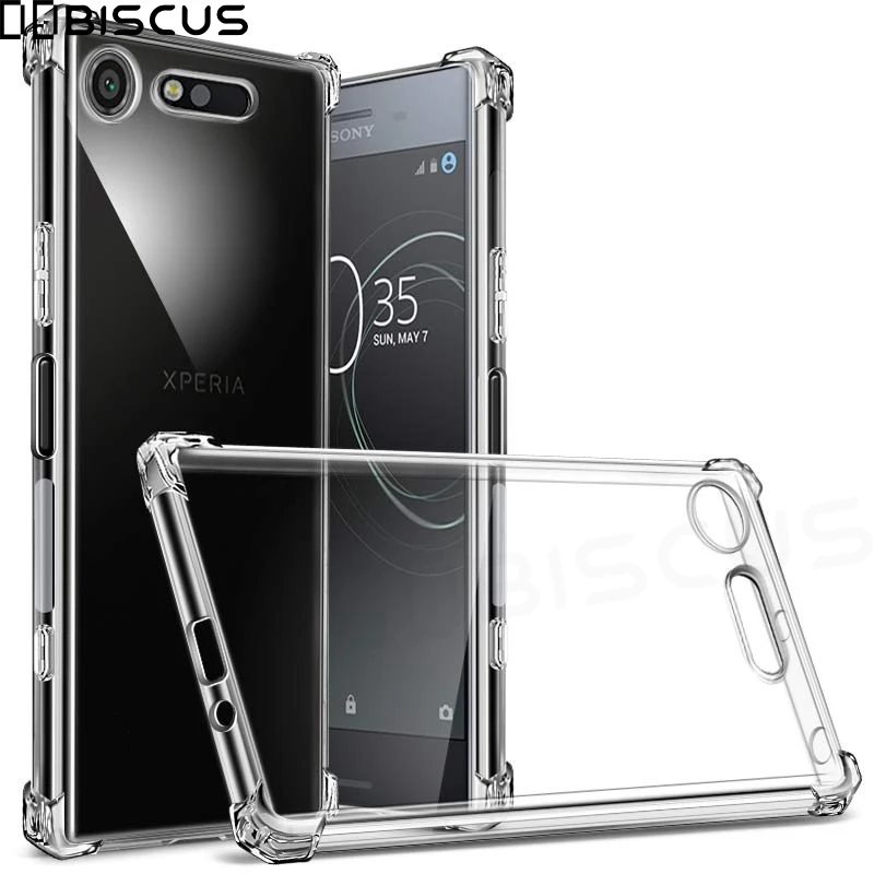 Прозрачный ударопрочный силиконовый чехол для Sony Xperia L4 L3 L2 L1 10 Plus 1 II XZ3 XA2 Ultra XA1 XA XZS