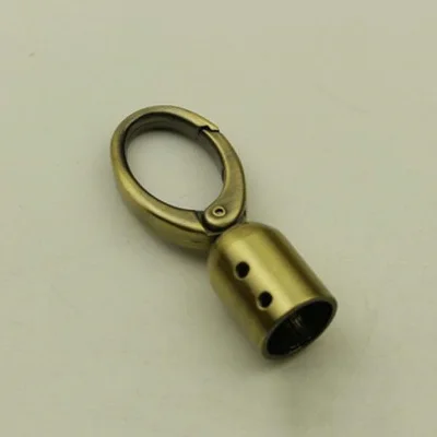 5 шт./упак. DIY Женская сумка Украшение кожаная веревка колокольчик Весенняя открывающаяся сумка крюк аксессуары - Цвет: Bronze
