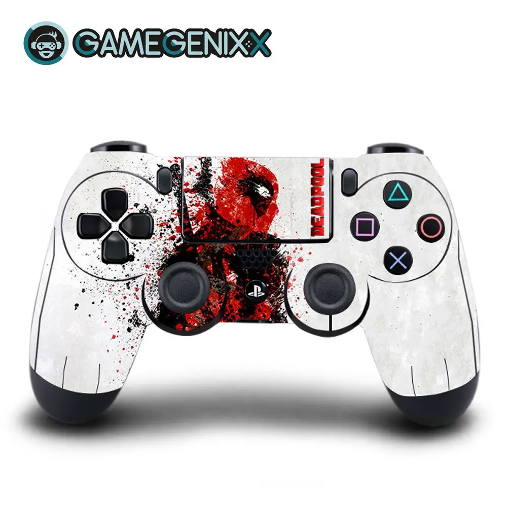 GAMEGENIXX виток винилопласта с наклейкой чехол для Playstation PS4 контроллер Daulshock 4-DeadPool - Цвет: DeadPool