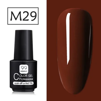 

Nails Color UV Gel Varnish Nail Art LED Soak Nail Polish Hybrid Gel Home Paint For Long Use Needs Matte Finish MSHING99