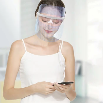 

3 Colors LED Light Therapy Face Mask Photon Instrument Anti-aging Anti Acne Wrinkle Removal Skin Tighten Beatuy SPA Treatment