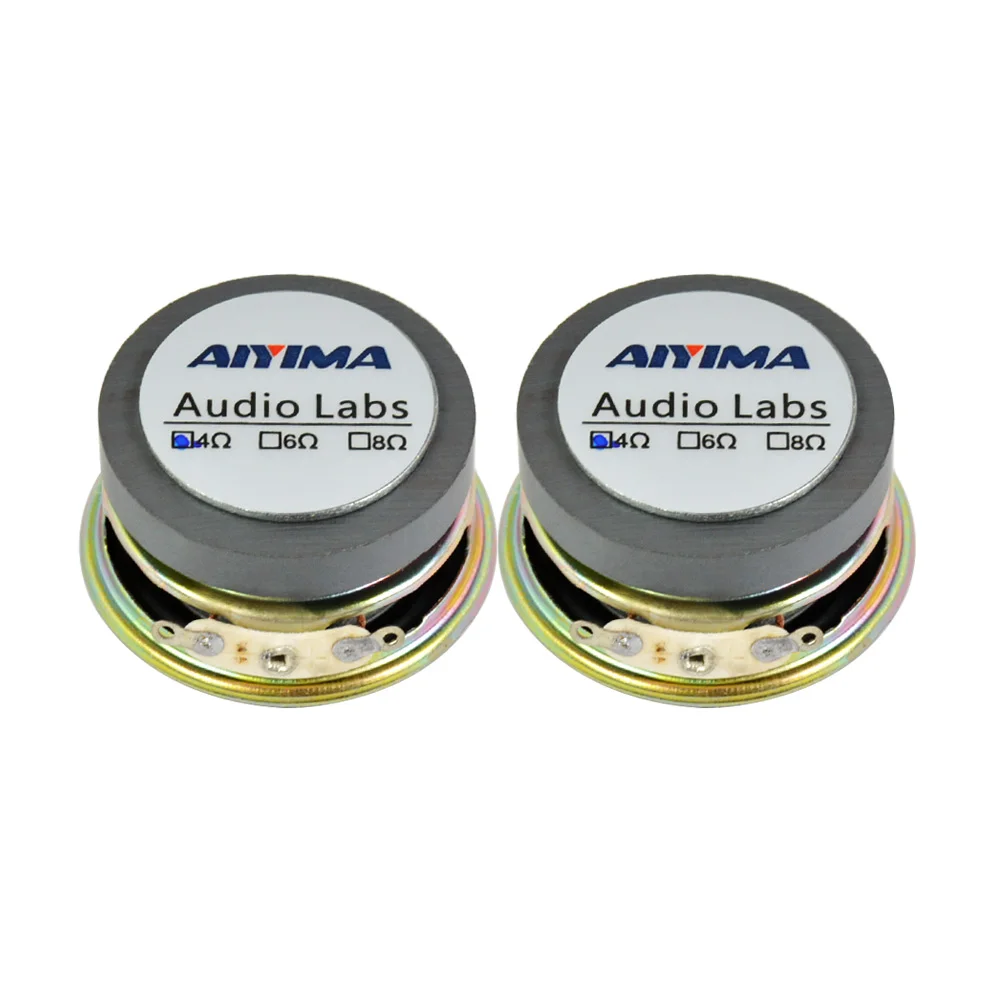 2Pcs 1.5 Inch Full Frequency Sound Speaker 40MM 4 Ohm 3W Bluetooth Speaker PU Basin Loudspeaker for Audio Amplifier DIY bluetooth speaker audio speakers