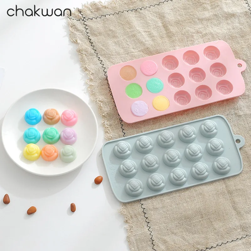 Super Meng Handmade Baking Mould Three-dimensional Floret Silicone Chocolate Diy Ice Cube BakingTools | Дом и сад