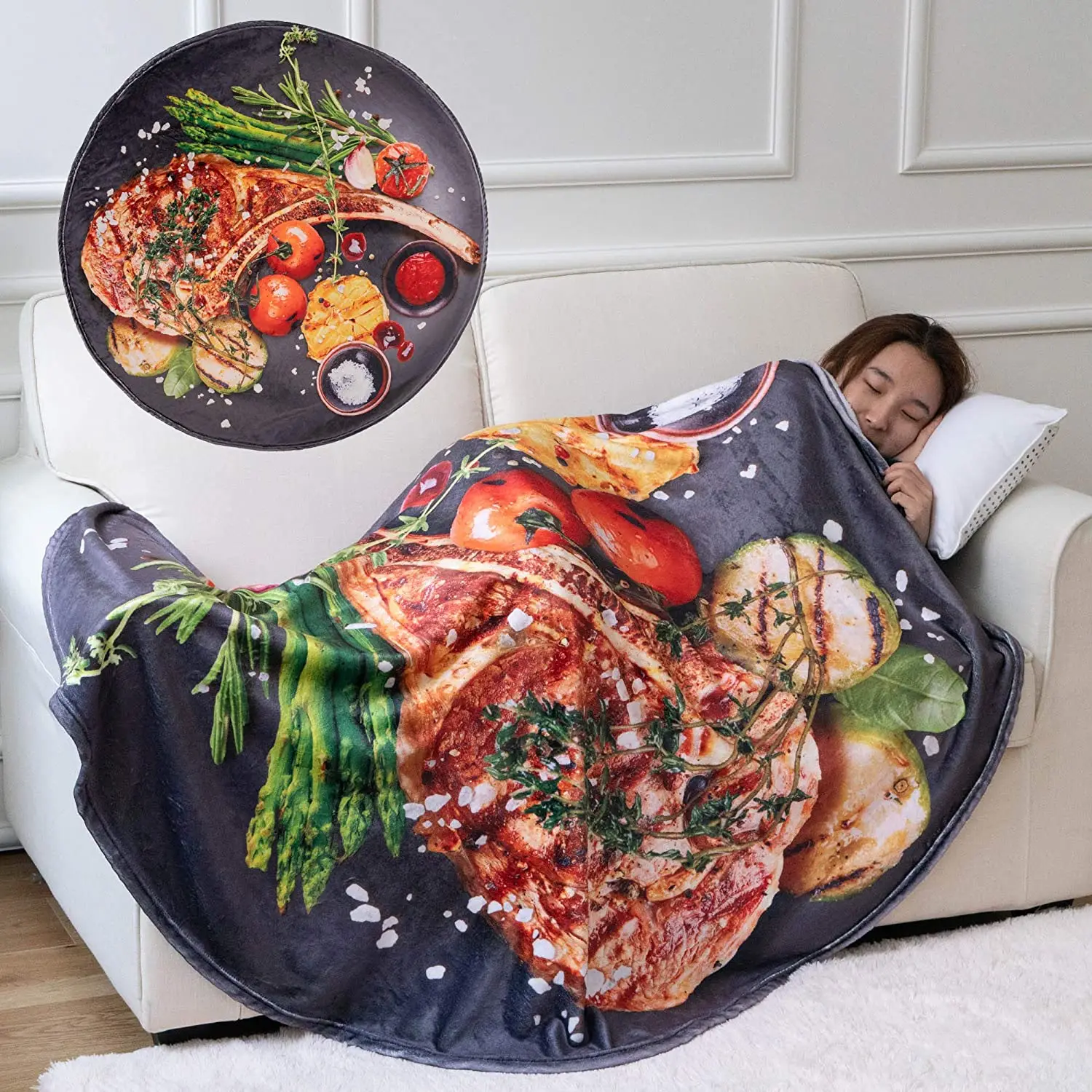 Waffle throws for sofas sale