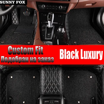

SUNNY FOX Car floor mats for Hyundai Santa Fe ix35 Tucson Elantra Sonata Verna Accent Solaris 5D car-styling carpet liners