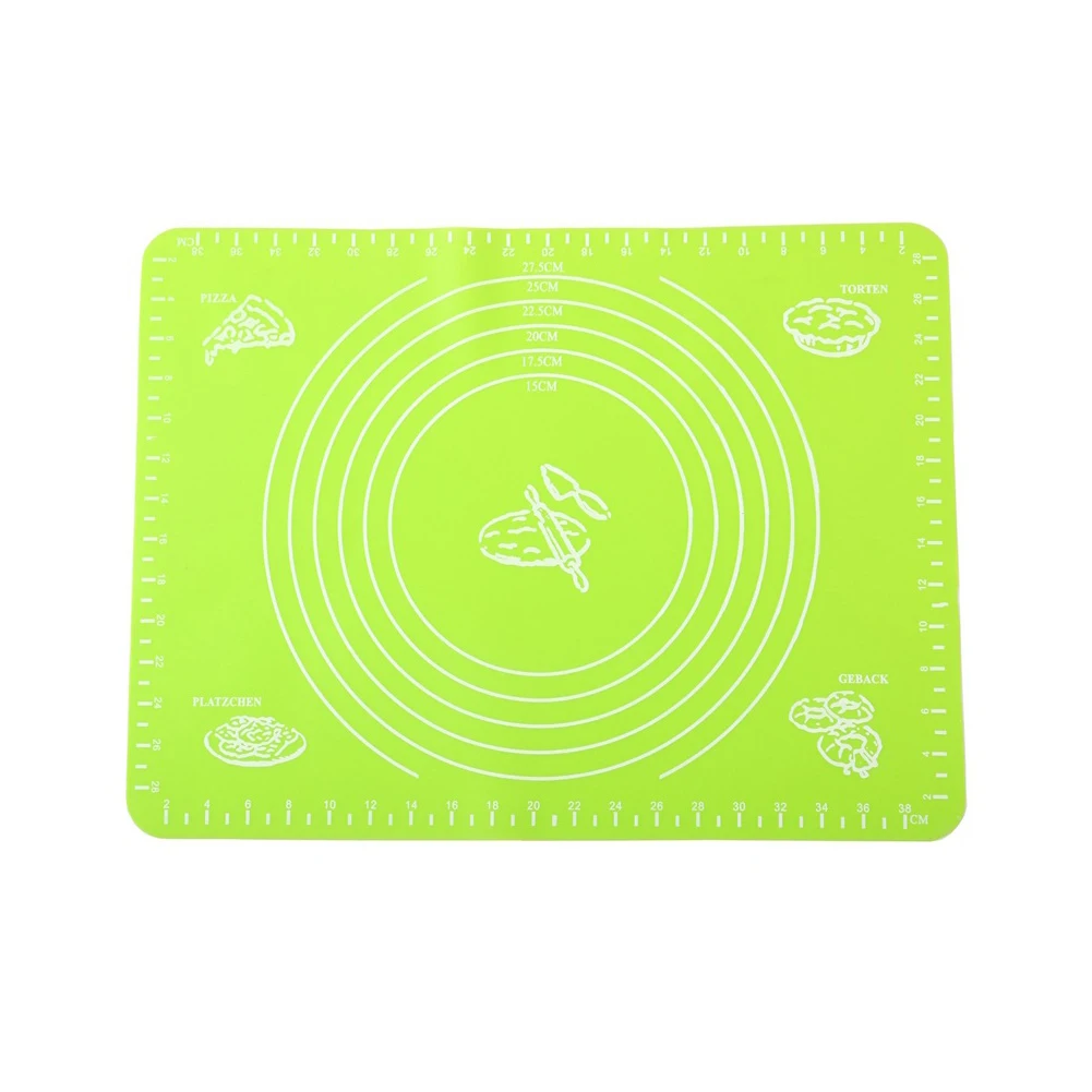 40*30cm Silicone Knead Dough Pad Bakery Scale Anti-slip Mat Kitchen Supplies
