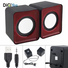 Мини-ПК спикер G-101 5 Вт USB 2,0 спикер s с 3,5 мм стерео разъем и Питание от USB для ПК/ноутбука/смартфона