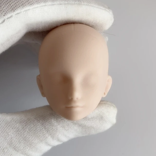 1/6 Ball Joint Doll Acceesories Head for 30cm BJD Doll White Skin No Eyes Baby Doll DIY Toys for Girls Make Up Toys 2