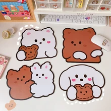 Cartoon Cute Mouse Pad Waterproof Small Mousepad Kawaii Pad for Mouse Mice Cup Mat Antislip for Desk Pc Laptops for Office Home