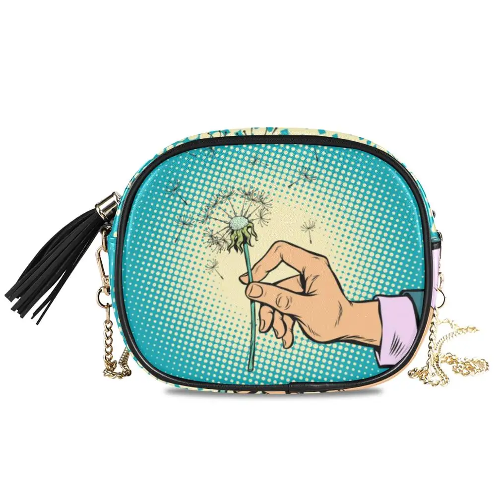 

ALAZA Chain bag handbag Shoulder Women Crossbody bag Small PU soft Leather waterproof Messenger Bag valentines day gift for girl