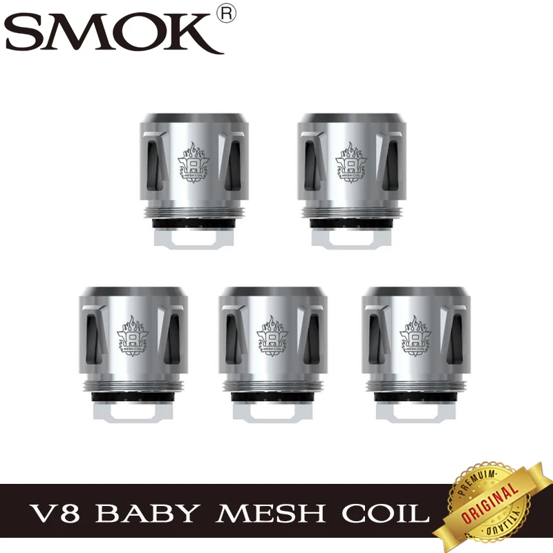 Оригинальный испаритель Smok V8 5 шт./лот сменная катушка для испарителя TFV12 Baby Prince TFV8