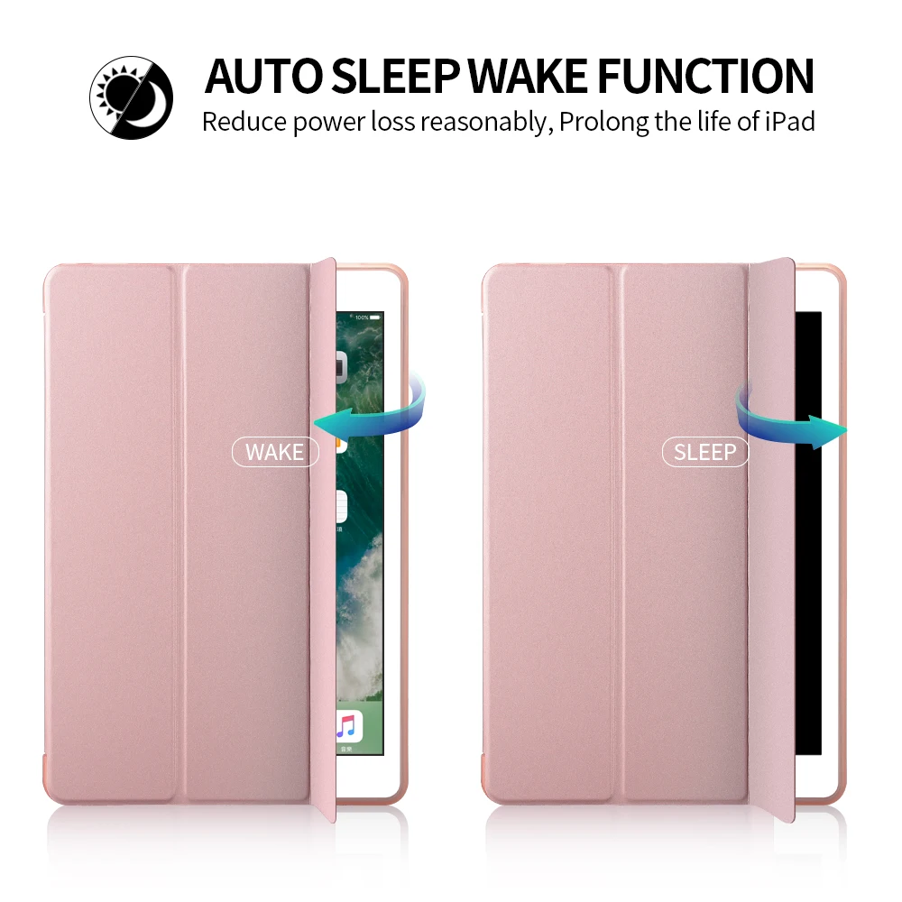 Подходит для ipad Air Магнитный защитный чехол силиконовый мягкий кожаный кронштейн ipad кожаный чехол A1474/A1475/A1476 sleep wake