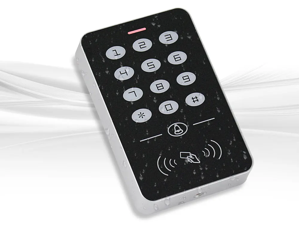 Standalone RFID Access Control Keypad Door Opener Programmer 1000 User
