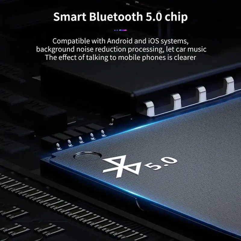 Автомобильный Bluetooth 5,0 fm-передатчик цветной экран 3,5 мм AUX аудио плеер QC 3,0 быстрая зарядка автомобильное зарядное устройство Handsfree модулятор
