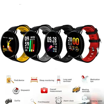 

New Men Smart Watch Waterproof Bracelet Pedometer Heart Rate Monitor Message Vibration Multi Men Women Sport Fitness Smartwatch