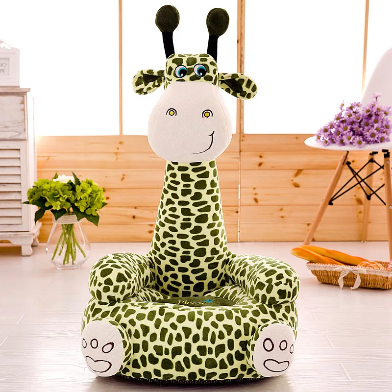 Cartoon Animal Baby Sofa Seat Chair Infant Baby Sitting Sofa Cushion Support Cotton Toddler Children Learning Feeding Chair