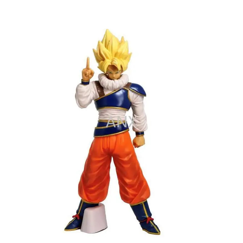 

28cm Dragon Ball Super Saiyan Son Goku Figure Kakarotto Shock PVC Anime Action Collectible Model Toys Dragon Ball Z Figurine