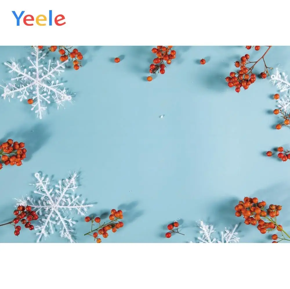 

Yeele Winter Photophone Snowflake Fruit Child Portrait Food Photophy Backdrops Custom Photographic Backgrounds For Photo Studio